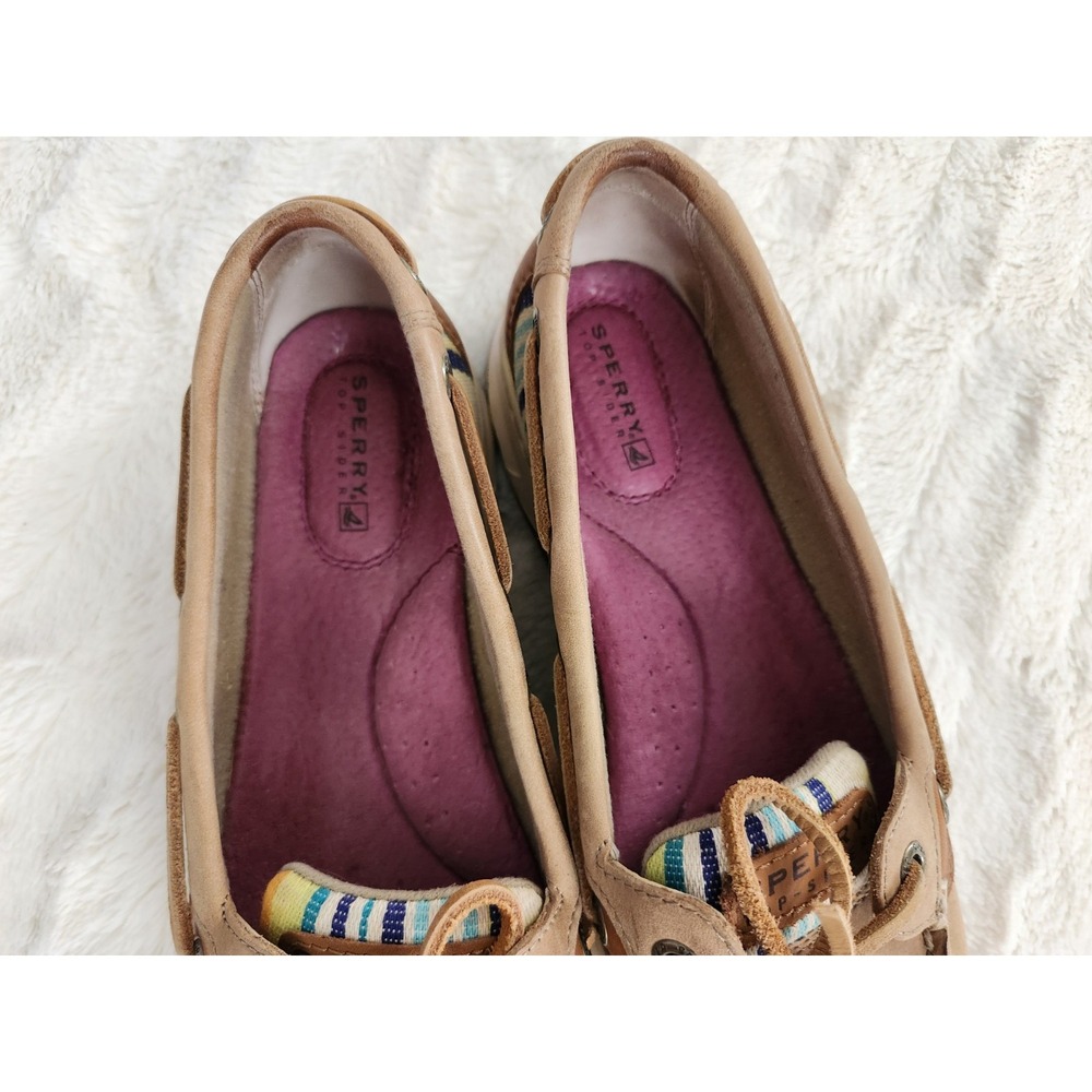 Sperry Top-Sider Vertical Color Stripes Boat Shoes Women's 6M‎ STS90025 - Picture 3 of 8